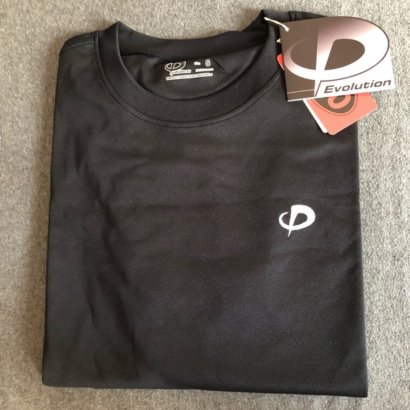 Phiten X30 Aqua Titanium Short Sleeve Shirt (Black) Small - Picture 3 of 14